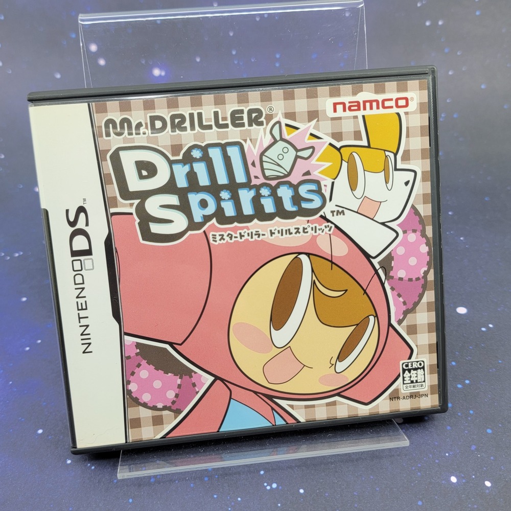 Mr Driller Drill Spirits Nintendo DS Namco Japan Import CIB Complete Game 1687